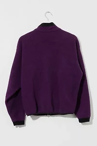 Vintage 1980s REI Purple Zipper Pocket Fleece Jacket