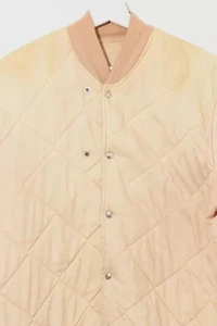 Vintage 1960s Distressed Thermal Quilted Jacket