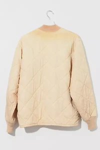 Vintage 1960s Distressed Thermal Quilted Jacket