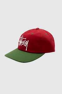 Stussy Low Profile Big Basic Snapback Hat