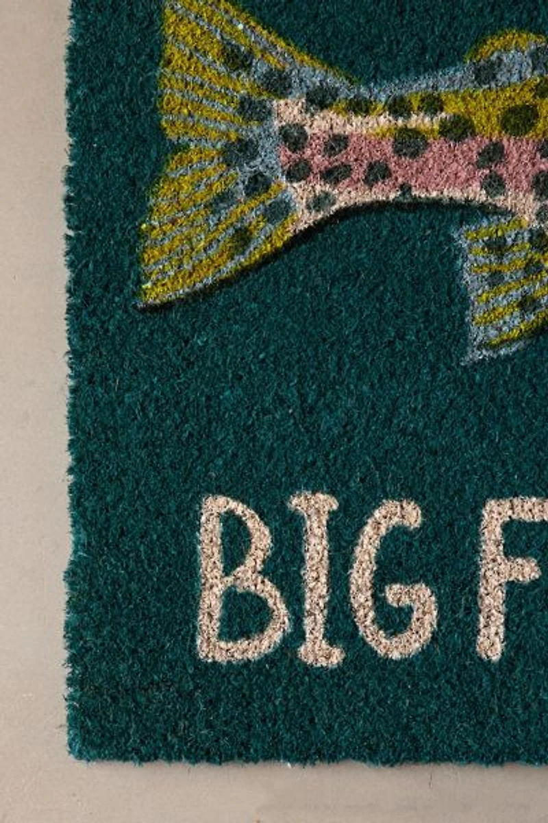 Big Fish Energy Coir Doormat