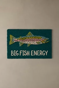 Big Fish Energy Coir Doormat