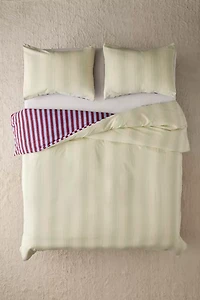 Riley Striped Reversible Duvet Cover