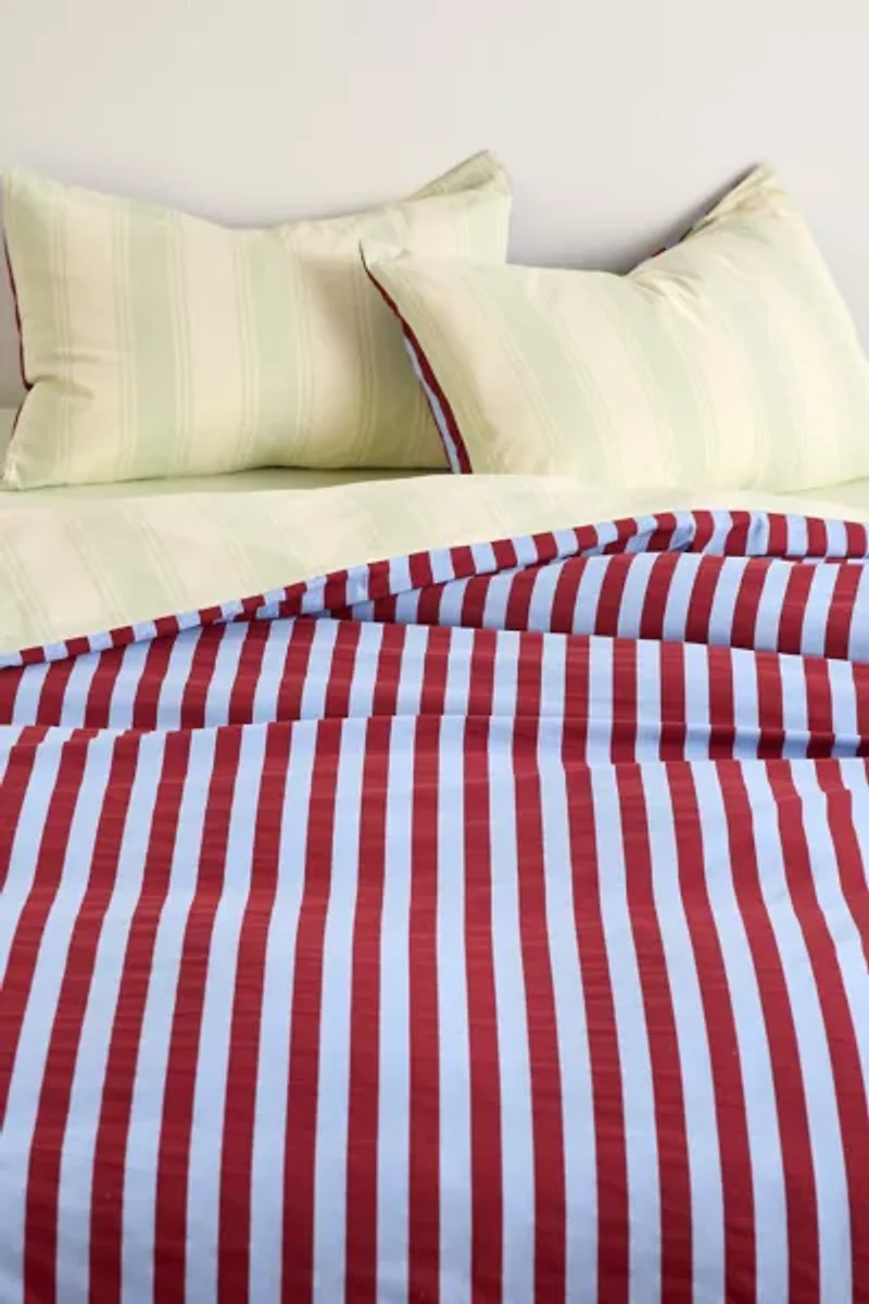 Riley Striped Reversible Duvet Cover
