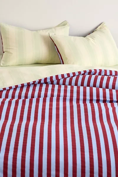 Riley Striped Reversible Duvet Cover