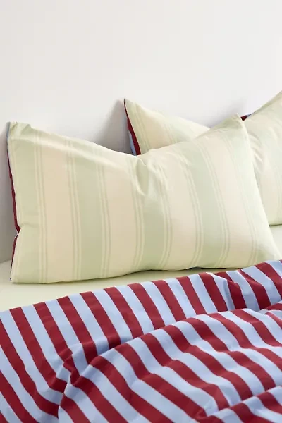 Riley Striped Reversible Sham Set