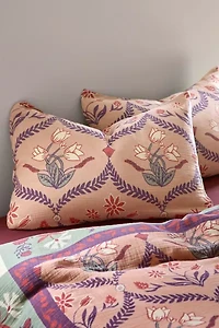 Waverly Floral Boho Patterned Gauze Sham Set