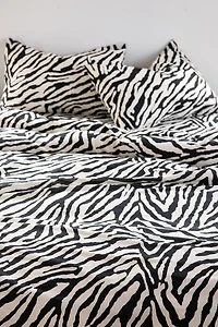 Darcie Zebra Patterned Core Duvet Set