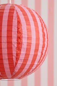 Striped Printed Round Paper Lantern Pendant Shade