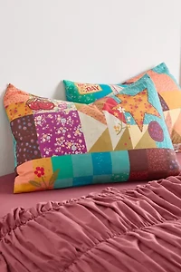 Quirky Patchwork Sham Set