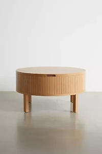 Juliette Round Wood Coffee Table