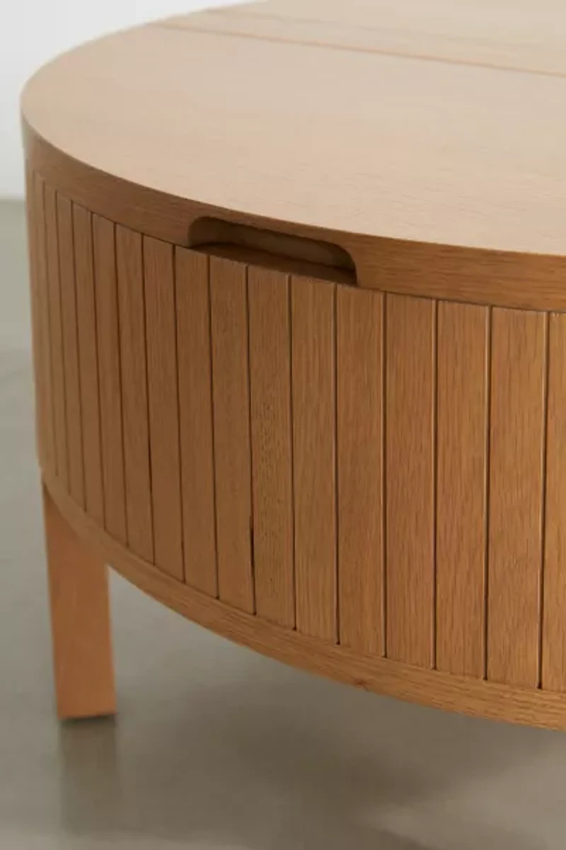 Juliette Round Wood Coffee Table