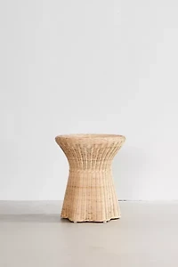 Pierce Wicker Rattan Side Table