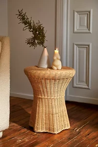 Pierce Wicker Rattan Side Table