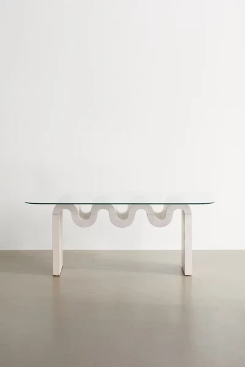 Aria Statement Wavy Coffee Table