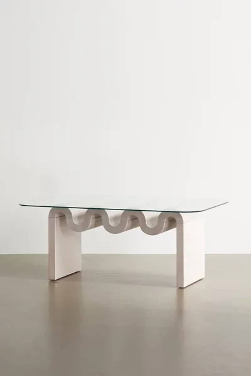 Aria Statement Wavy Coffee Table