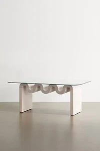 Aria Statement Wavy Coffee Table