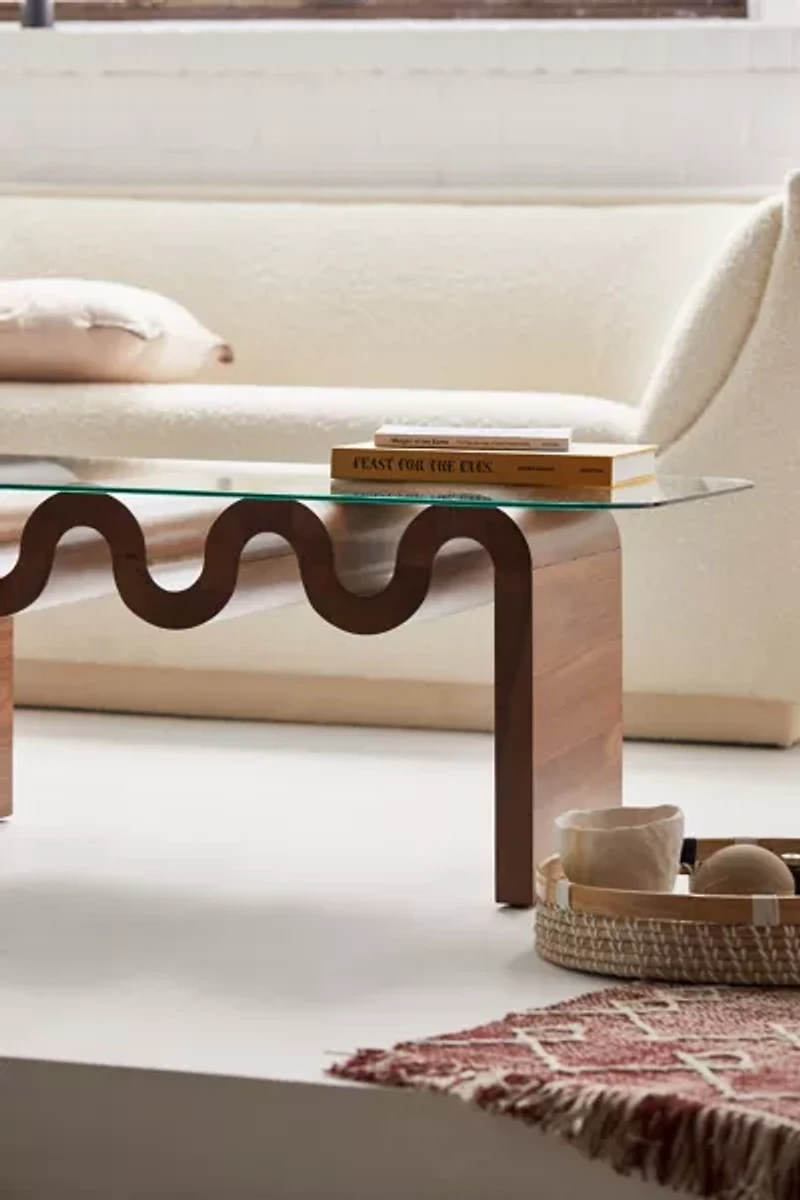 Aria Statement Wavy Coffee Table