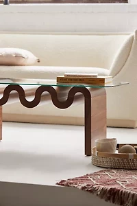 Aria Statement Wavy Coffee Table