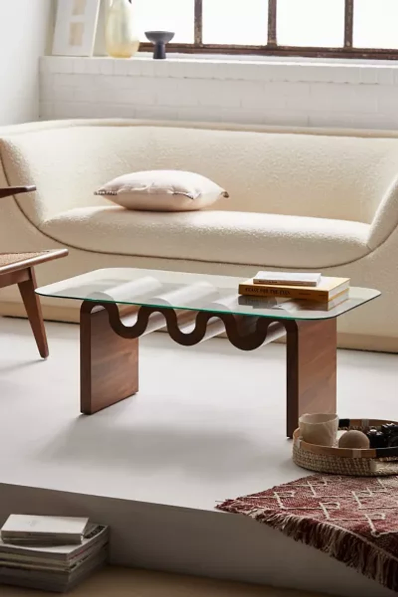 Aria Statement Wavy Coffee Table