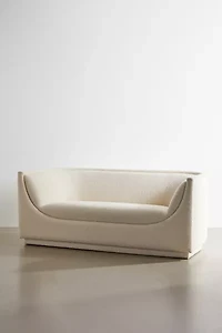 Aria Upholstered Curved Sofa