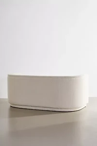 Aria Upholstered Curved Sofa