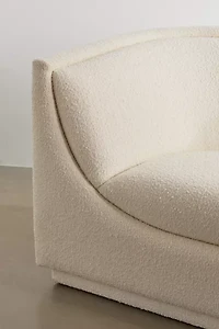Aria Upholstered Curved Sofa