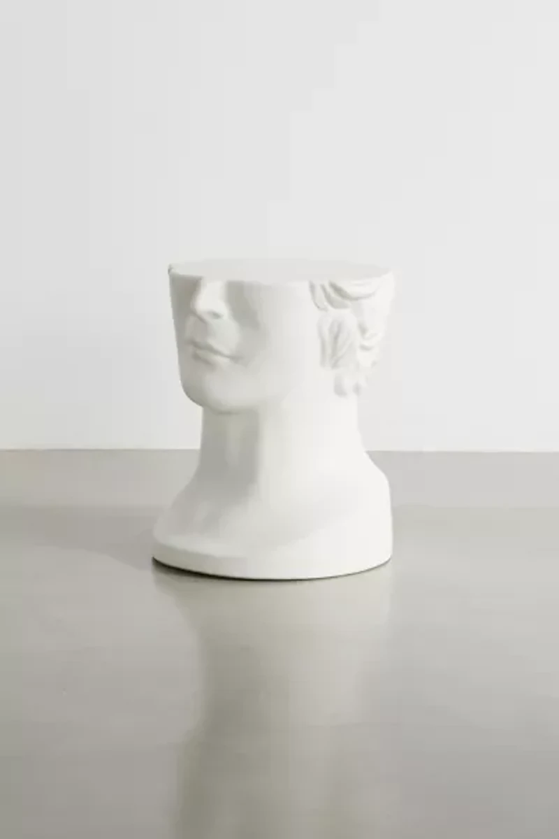 Bust Ceramic Side Table/Nightstand