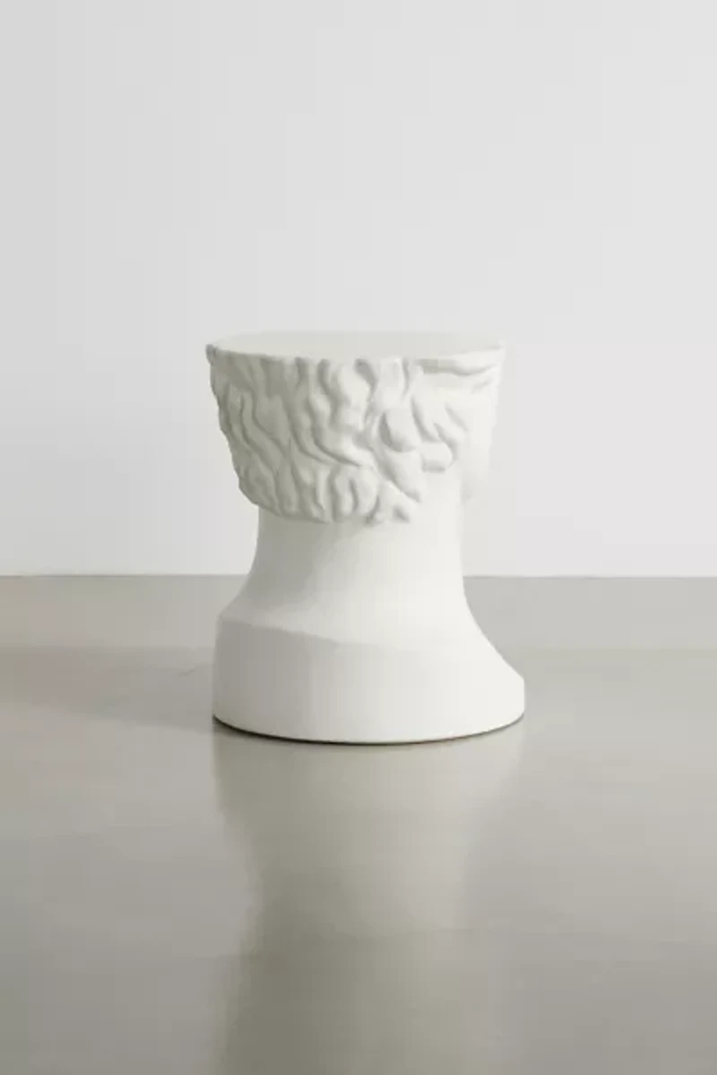 Bust Ceramic Side Table/Nightstand