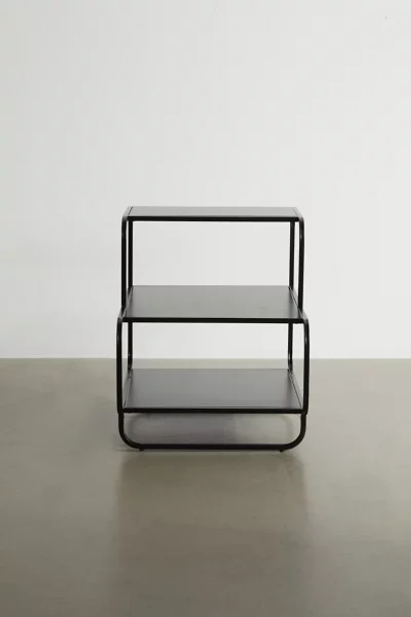 Alana Metal 3-Tiered Side Table/Nightstand
