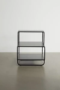 Alana Metal 3-Tiered Side Table/Nightstand