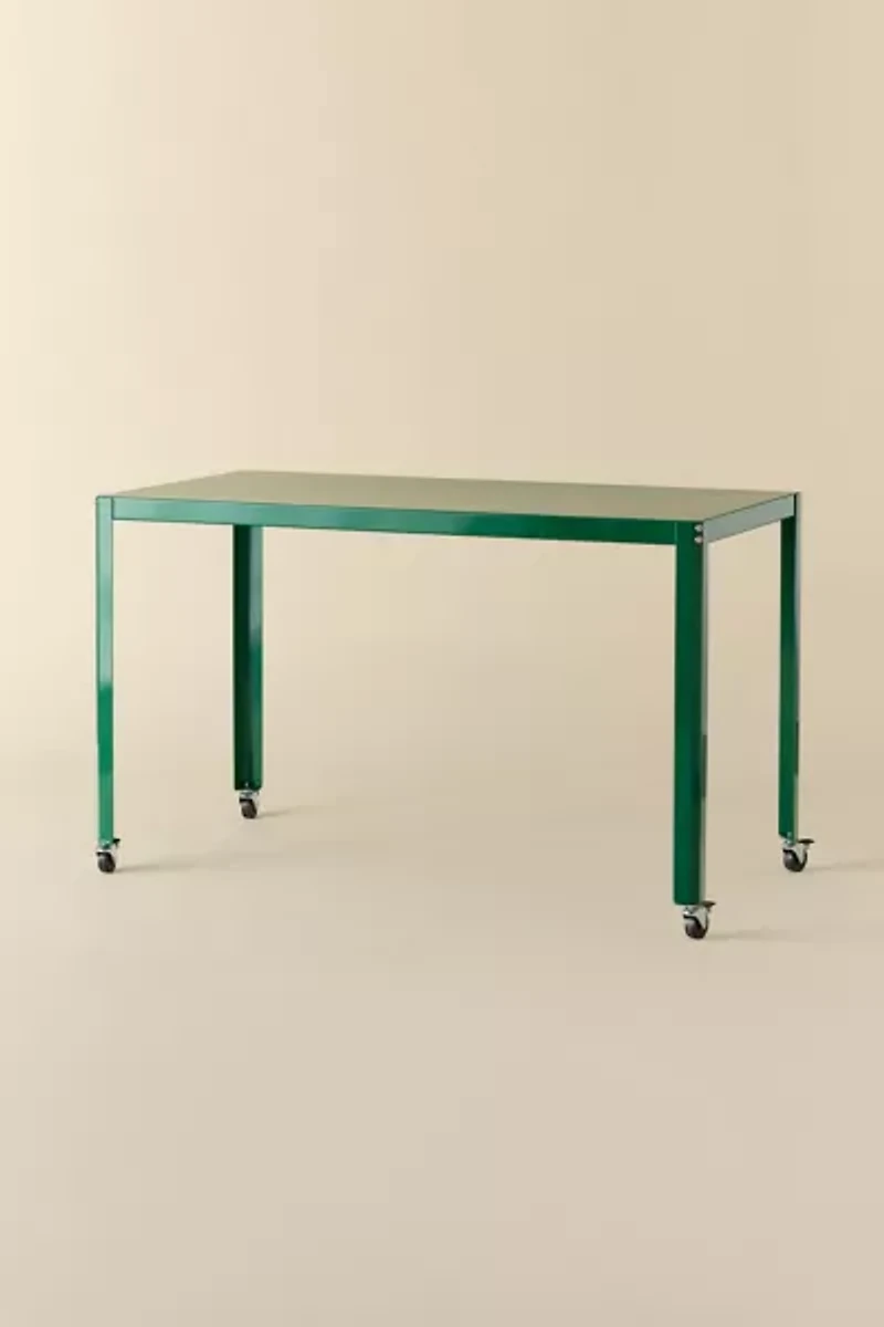 Ryan Rolling Metal Desk