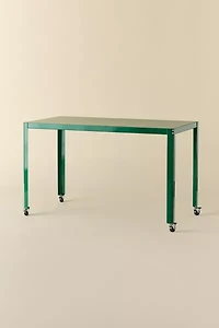 Ryan Rolling Metal Desk