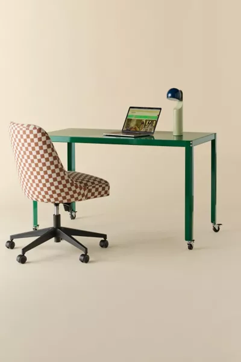 Ryan Rolling Metal Desk