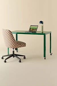 Ryan Rolling Metal Desk