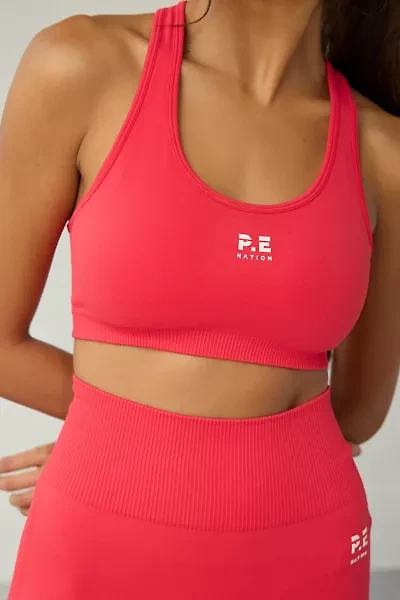P.E Nation Strawberry Restore Seamless Sports Bra