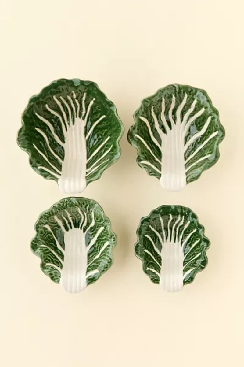 Cabbage Shaped Nesting Serving Bowl Set