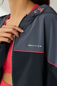 P.E Nation Marine Blue Vertex Hooded Full-Zip Jacket