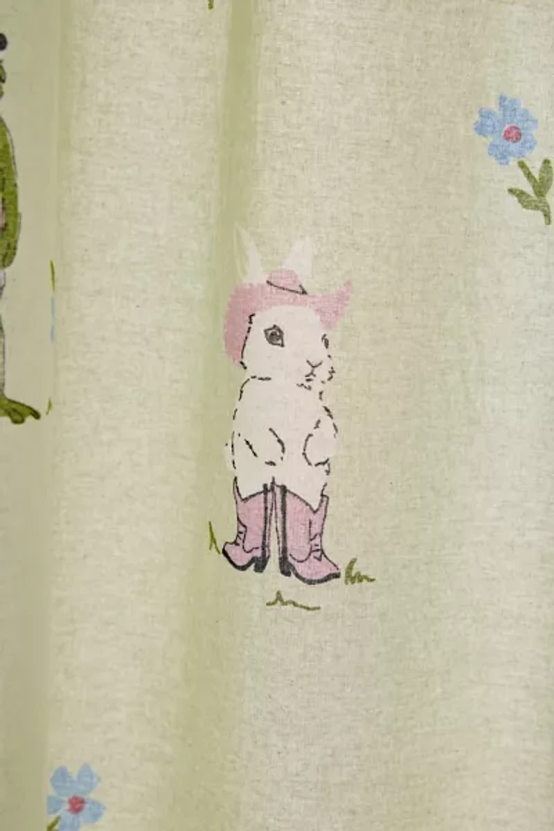 Party Animals Patterned Shower Curtain