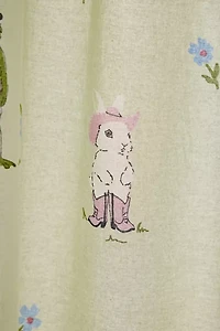Party Animals Patterned Shower Curtain