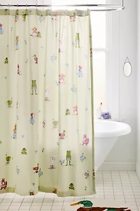 Party Animals Patterned Shower Curtain