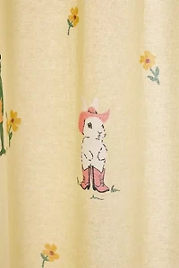 Party Animals Patterned Shower Curtain