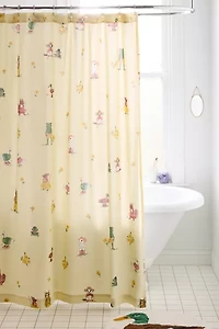 Party Animals Patterned Shower Curtain