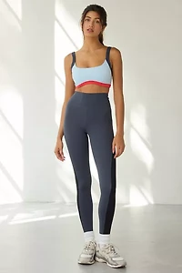 P.E Nation Ice Blue Vivid Square Neck Sports Bra