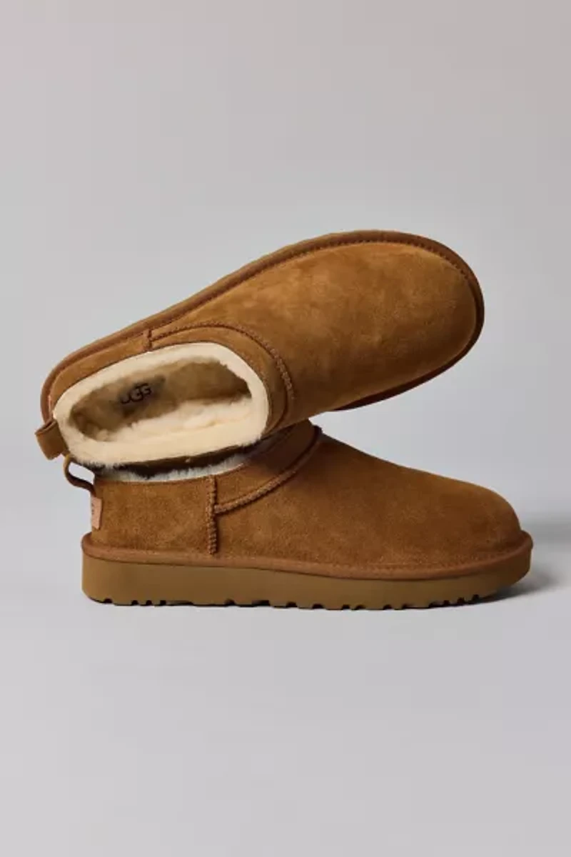 UGG Women's Classic Micro Mini Suede Boot