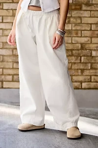 BDG White Bobbi Baggy Cocoon Pant