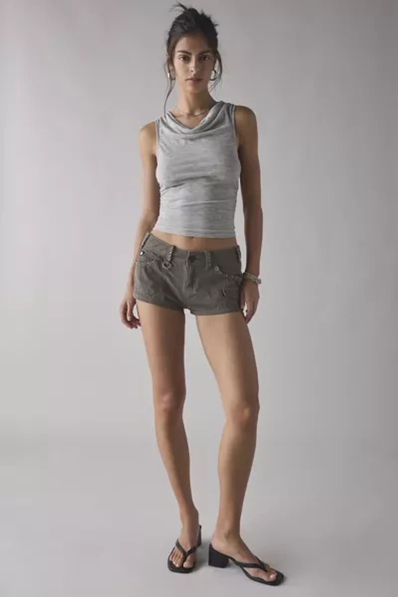 Jaded London Tucana Low-Rise Cargo Mini Short
