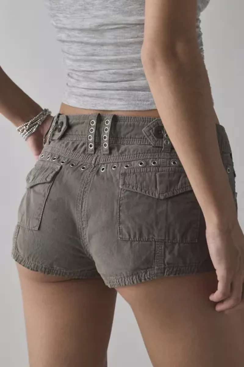 Jaded London Tucana Low-Rise Cargo Mini Short