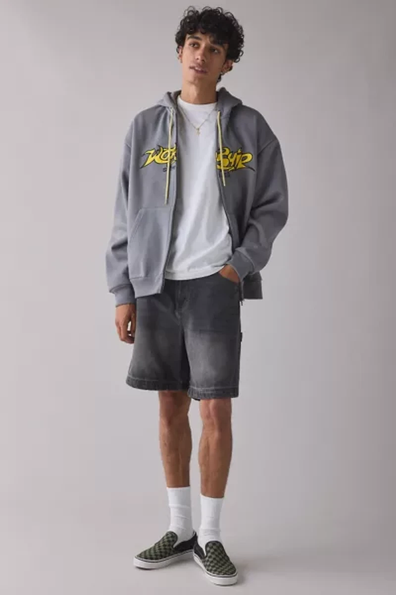 WORSHIP SUPPLIES Vanity Zip Hoodie Sweatshirt