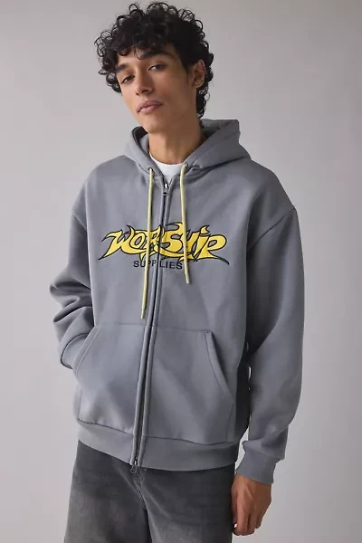WORSHIP SUPPLIES Vanity Zip Hoodie Sweatshirt